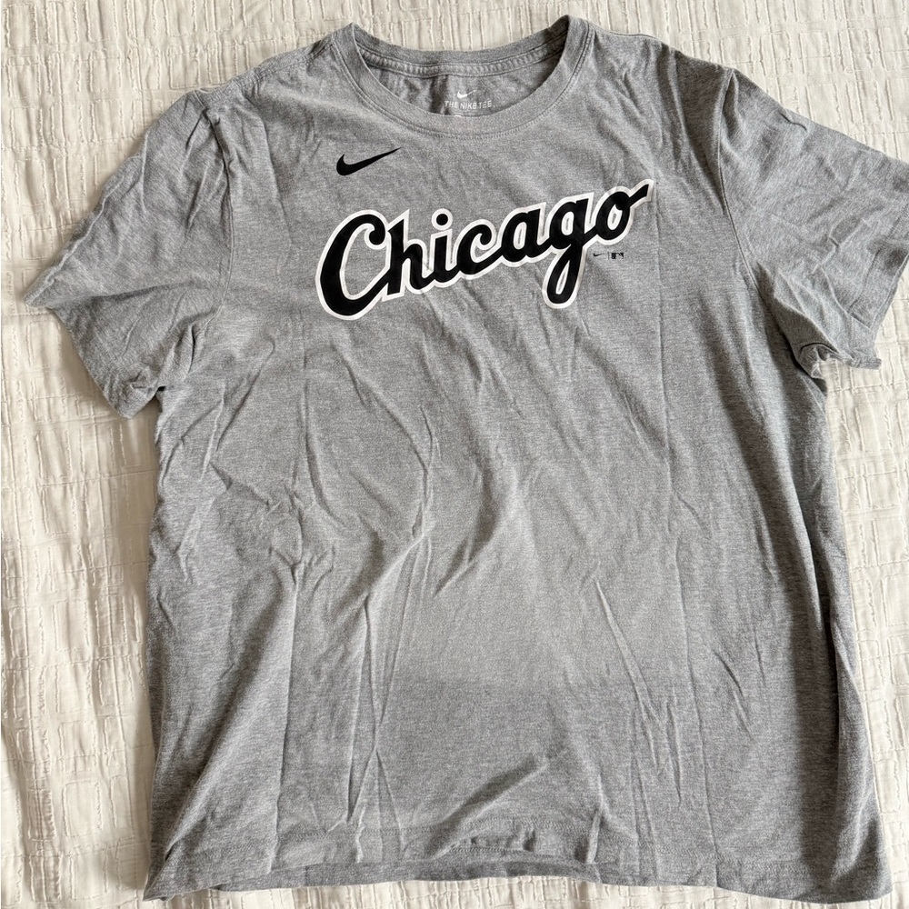 Nike Gray Chicago Graphic Tee